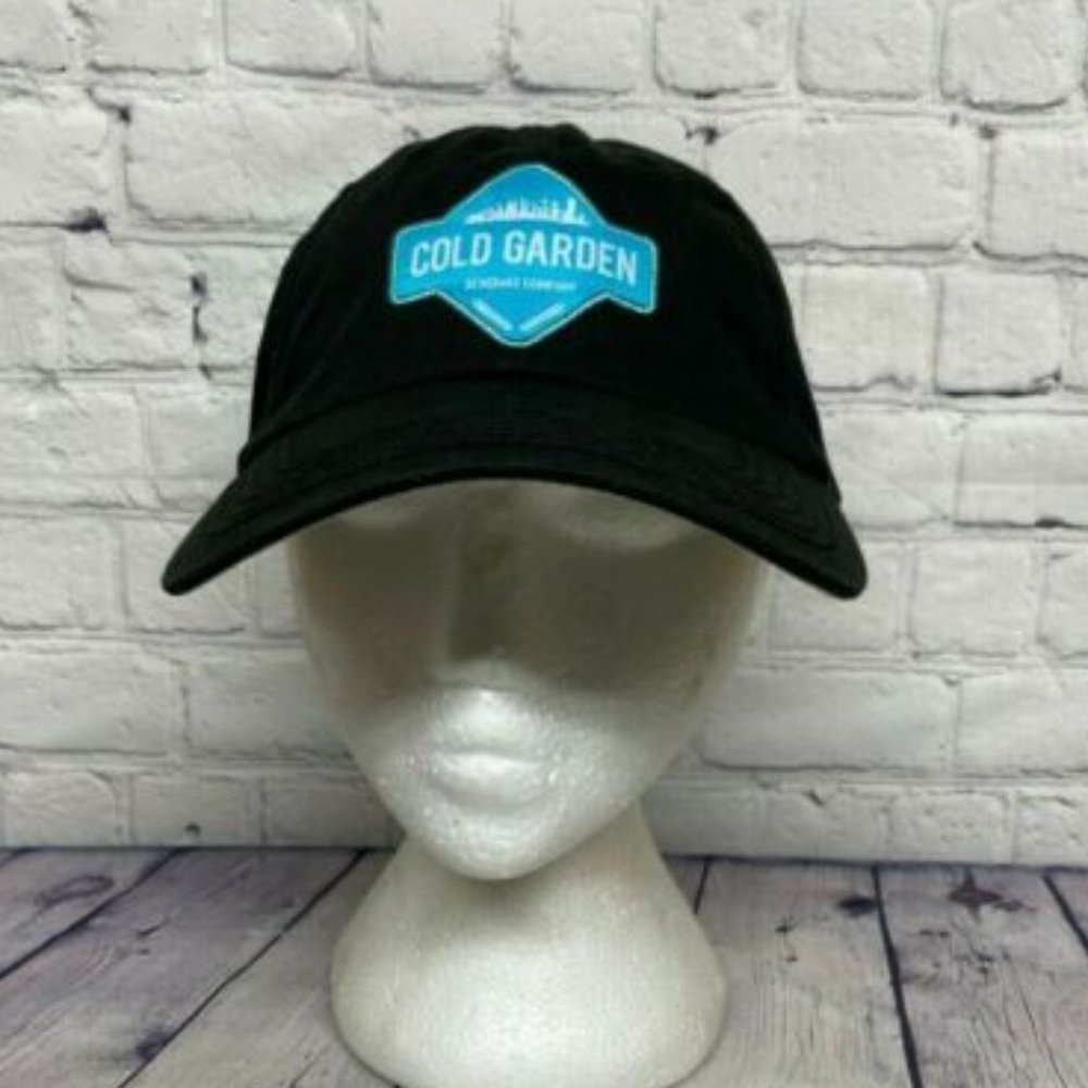 Cold Garden Hat Black Baseball Cap Micro Brewery Beer Calgary Alberta Snapback